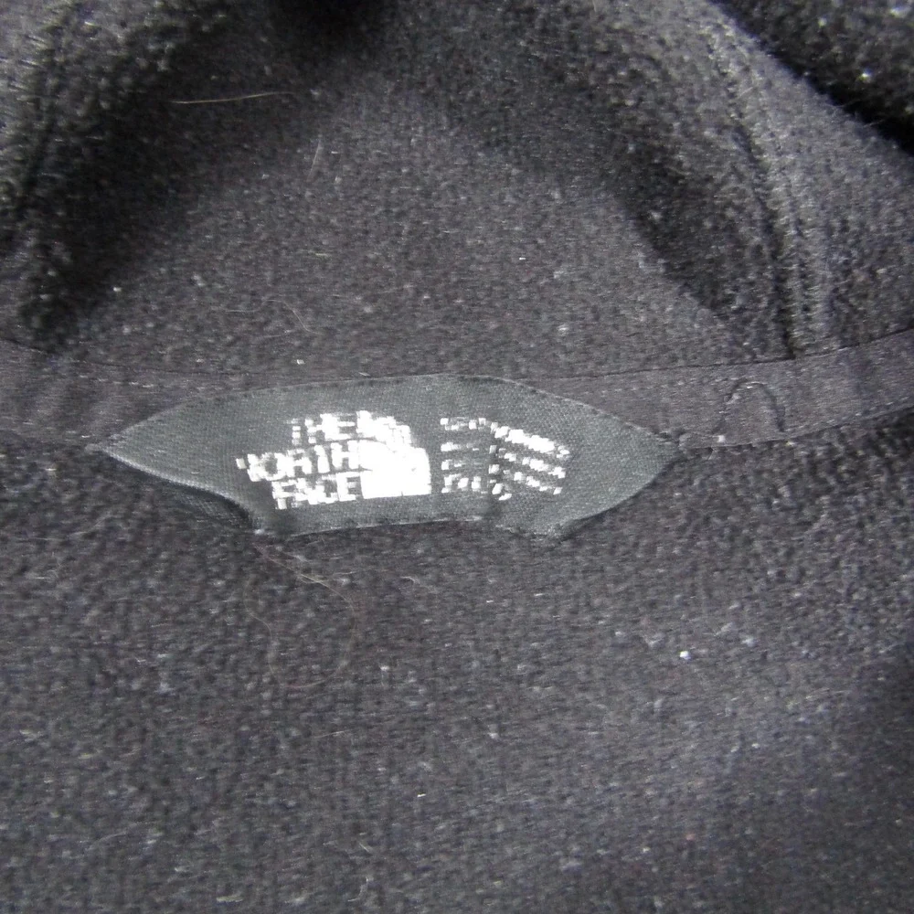 The North Face Jacket Mens XL Black Hooded Full Zip Softshell Lined Hiking‎